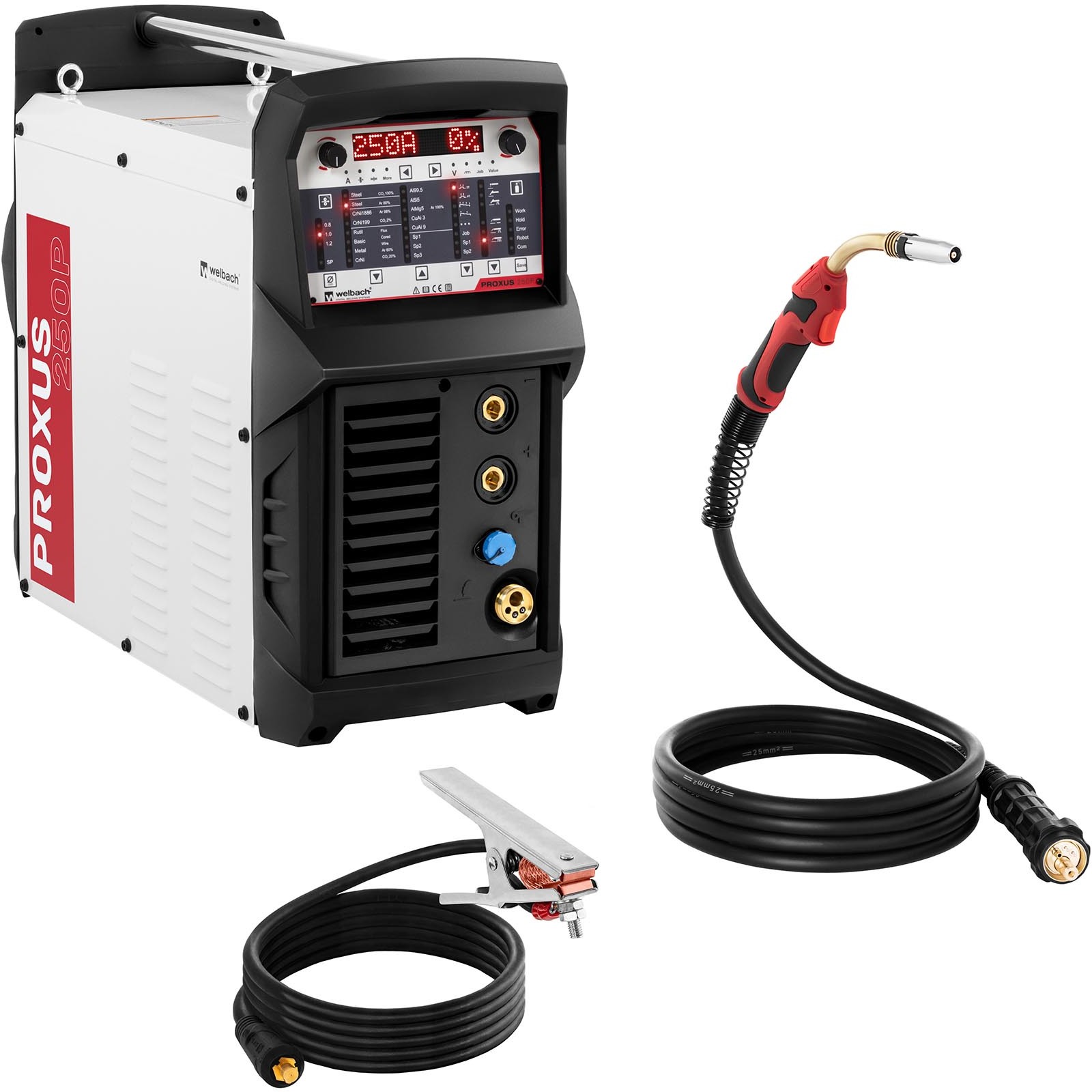 Welbach Spawarka MIG/MAG - 270 A - Synergic Puls - MMA PROXUS 250P PROXUS 250P