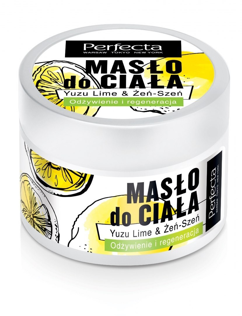 Perfecta DAX Spa Masło do ciała Yuzu Lime & Żeń-Szeń - odżywienie i regeneracja 225g 110978