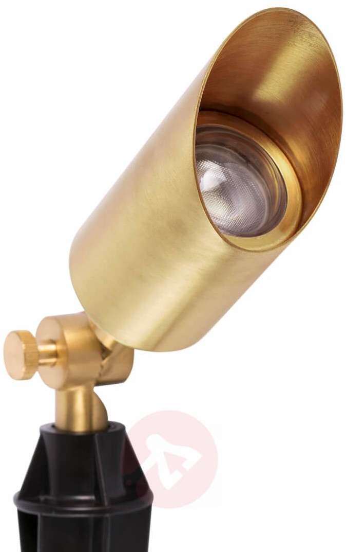 Faro Lorefar Lampa z grotem ziemnym Andy, satynowana na złoto