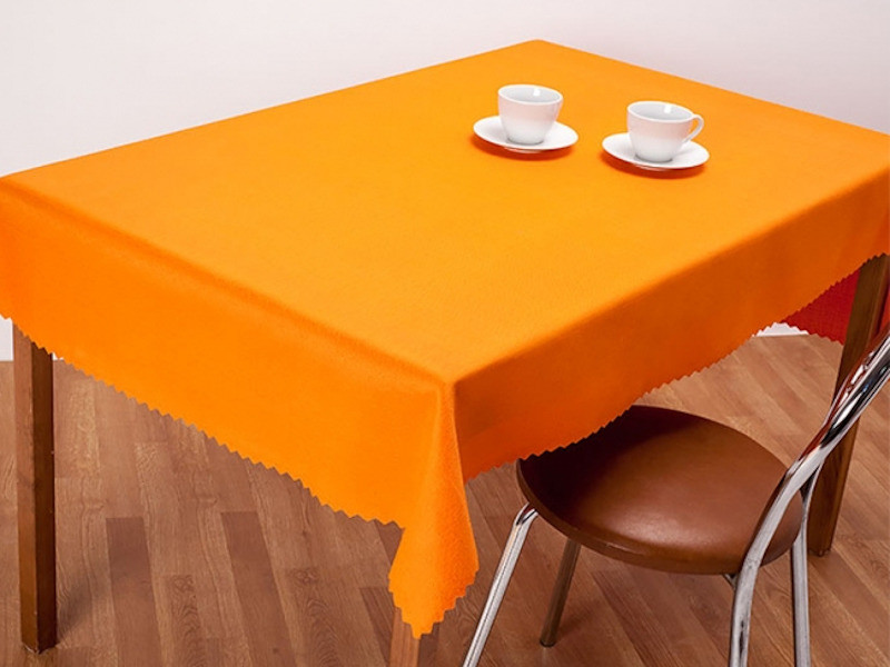 Euromat Obrus Plamoodporny I Pomarańczowy Okrągły 00322/I ORANGE