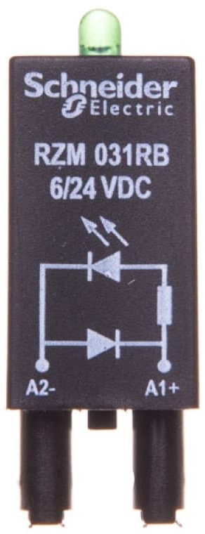 Schneider Electric Układ ochronny 6-24V DC ze wskaźnikiem LED RZM031RB RZM031RB