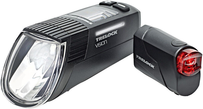 Trelock LS 760 I-GO Vision/LS 720 zestaw oświetlenia rowerowego, black 2019 Lampki na baterie zestawy 8005104