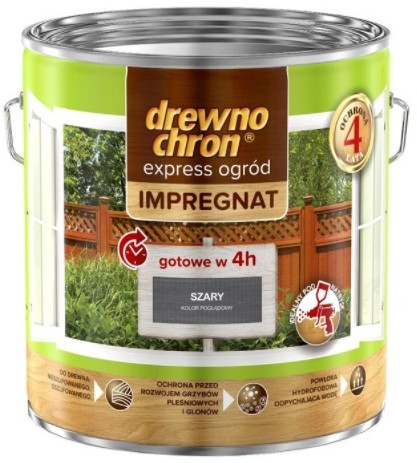 Drewnochron IMPREGNAT EXPRESS OGR$30D- szary, 2.5l
