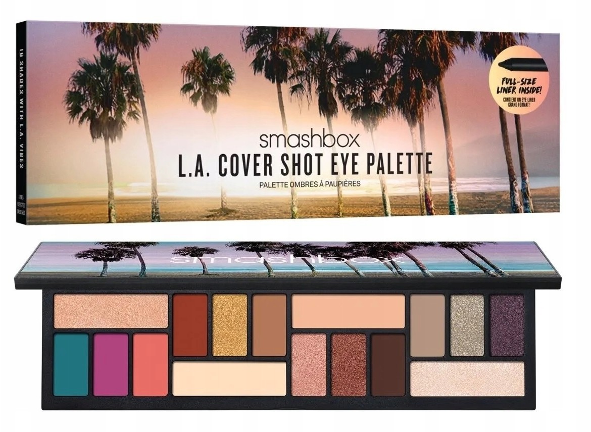 Smashbox L.a Cover Shot paleta 16 cieni + liner