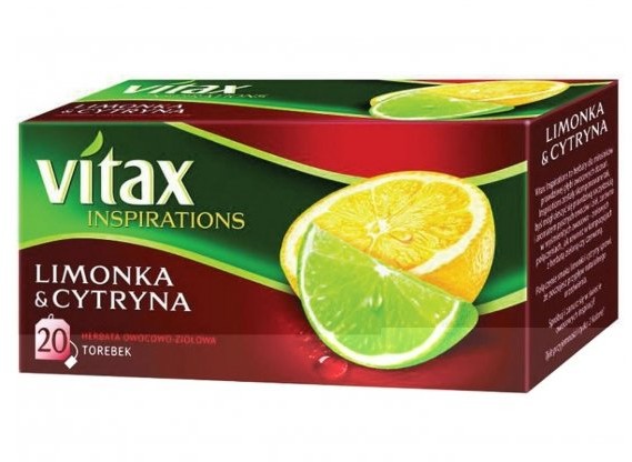 Vitax Herbata ekspresowa limonka i cytryna 20szt. SP.277.013/4