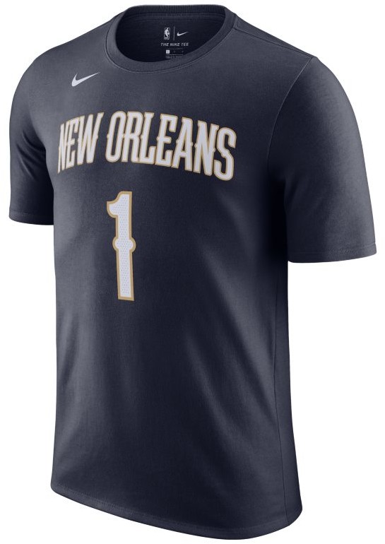 Nike T-shirt męski NBA Pelicans - Niebieski CV8538-423