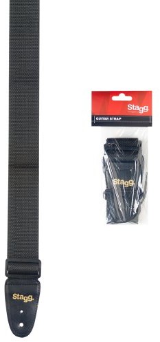 Stagg BJA006BK pasek do gitary, czarny 11525