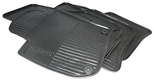 Skoda 3t1061550 dywaniki gumowe 4 X gumowe dywaniki oryginalne maty we wszystkich warunkach czarna z napisem 3T1061550