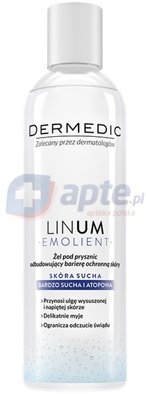 Dermedic Linum żel pod przysznic odbudowujący barierę ochronną skóry 200ml