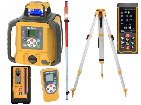 Topcon Niwelator laserowy RL-SV2S Detektor RD600 PEŁNY ZESTAW + Dalmierz Gratis 313660402