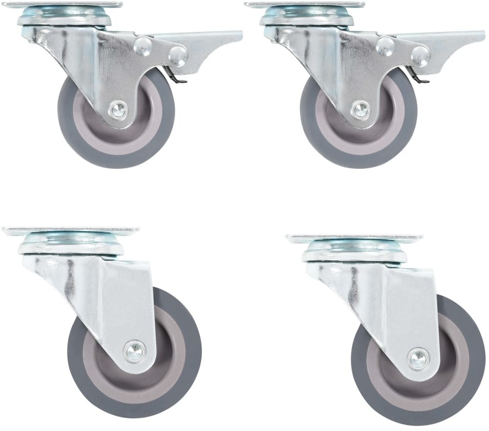 vidaXL vidaXL 12 kółek skrętnych, 50 mm