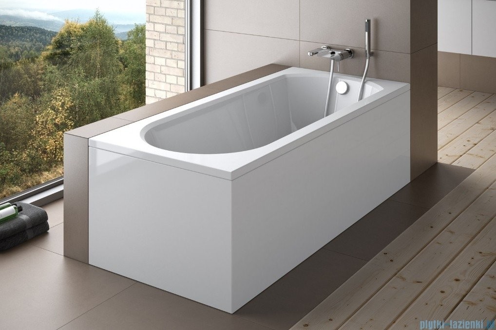 Besco Intrica 170x75cm wanna prostokątna #WAIN-170-PK |