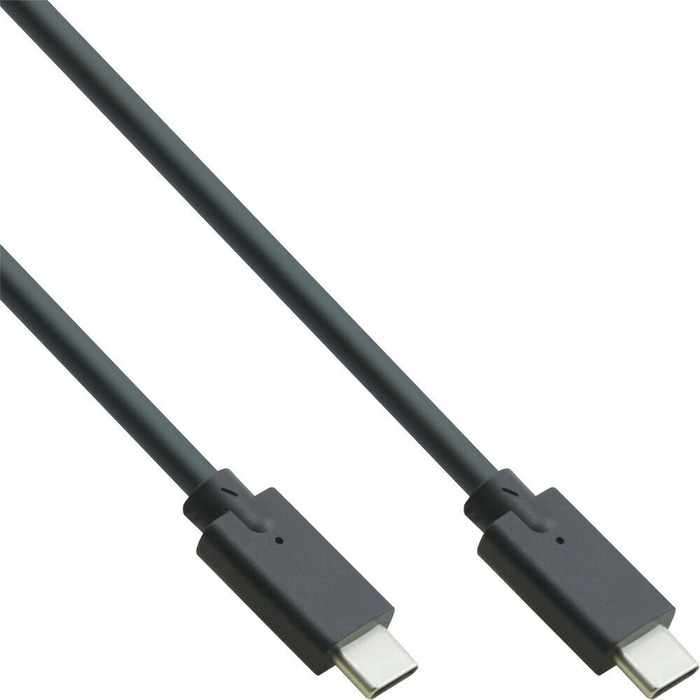 InLine 35706A kabel USB-C 3.2 Gen. 2 wtyczka/wtyczka, czarny - 0,5m
