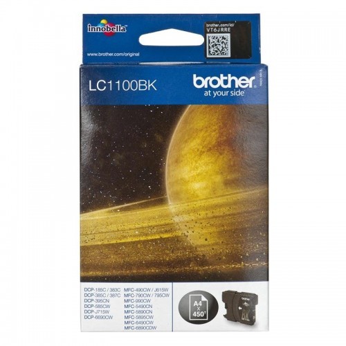 Brother Tusz Brother LC1100BK (oryginał LC-1100BK; czarny)