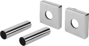 SAPHO Rozeta maskująca kwadratowa nierdz szczotk CP812 CP812