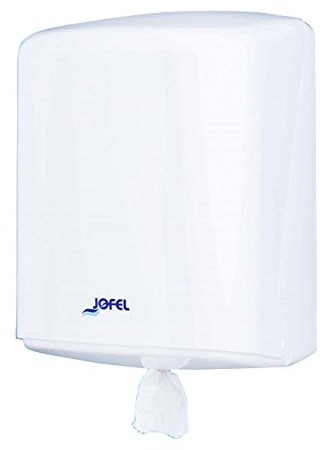 Jofel Dozownik  ag42000 Azur podajnik ręczników do rąk, z mechanizmem vorschneide, biały AG42000