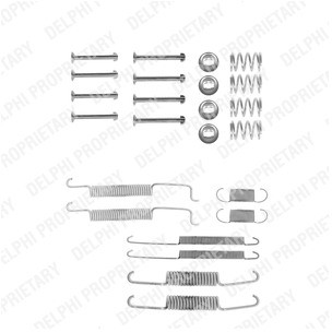 DELPHI Zestaw dodatków, szczęki hamulcowe LY1026