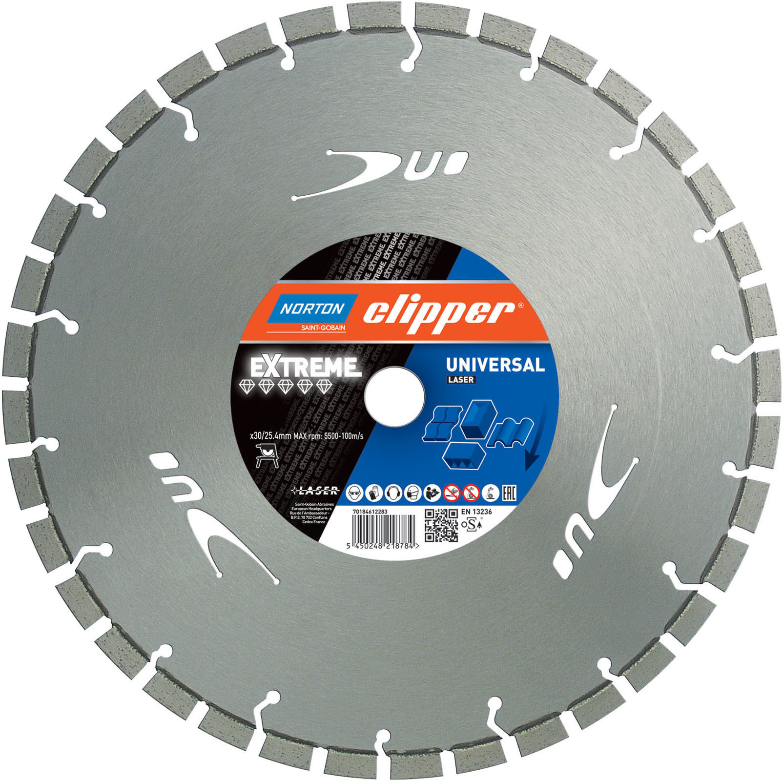 NORTON Clipper Tarcza diamentowa Clipper Extreme Universal Laser 400 mm (25,4 mm) 70184611438