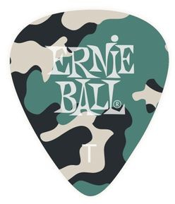 Ernie Ball EB 9221 Camouflage Cellulose Thin Kostki gitarowe 12 szt.)