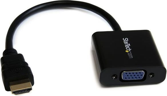 StarTech Kabel HDMI D-Sub VGA 0.245 Czarny HD2VGAE2