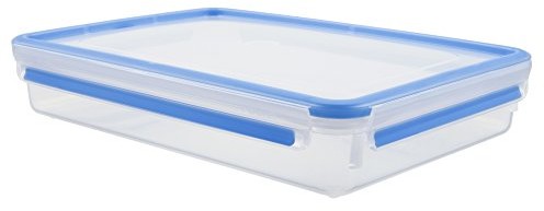 Tefal Master pojemnik do przechowywania żywności dla żywności, prostokątne, przezroczysty/niebieski K3022412
