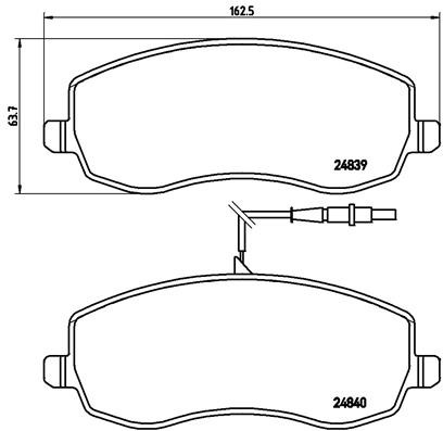 SAMKO KLOCKI HAMULCOWE C8 ULYSSE P807 5SP831