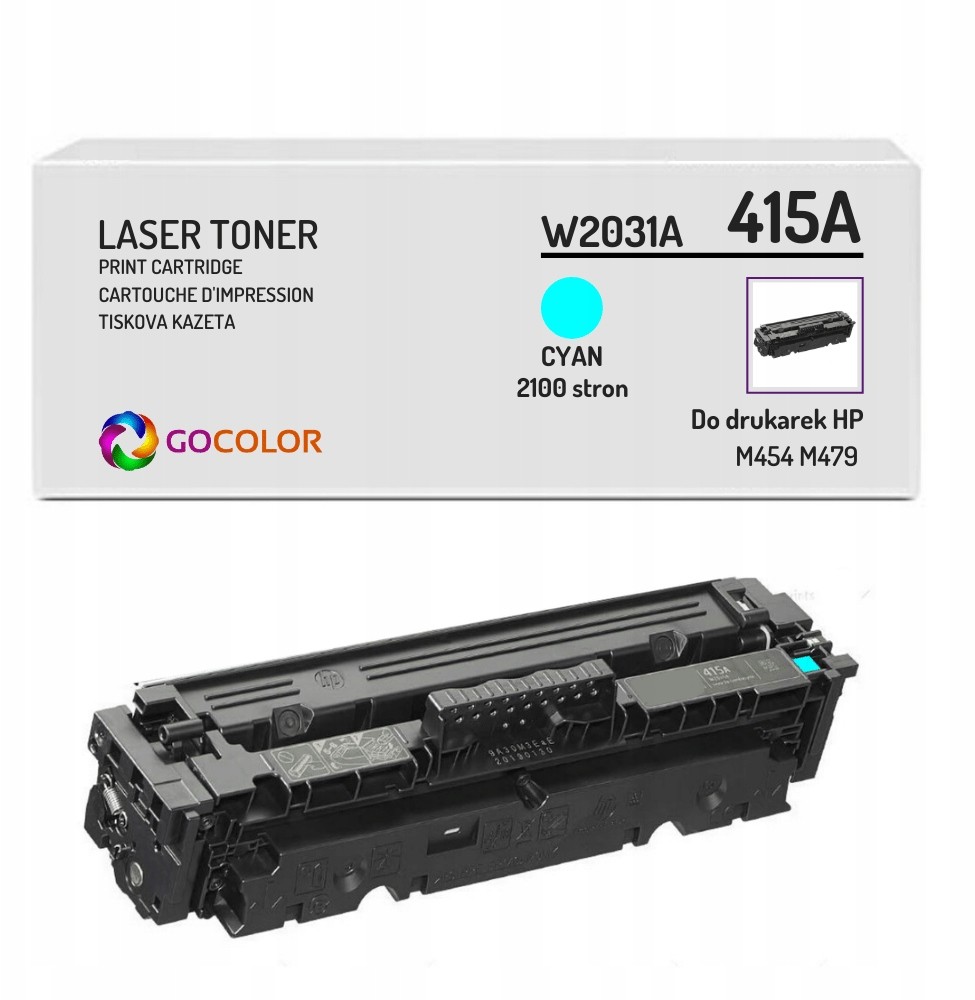 Toner Cyan do Hp W2031A Color Lj Pro Mfp M479dw