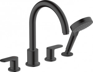 Hansgrohe 71456670 Vernis Blend bateria wannowa 4 otworowa CZARNY MAT