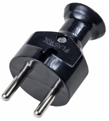 Orno Wtyczka WT-21 2P Czarny