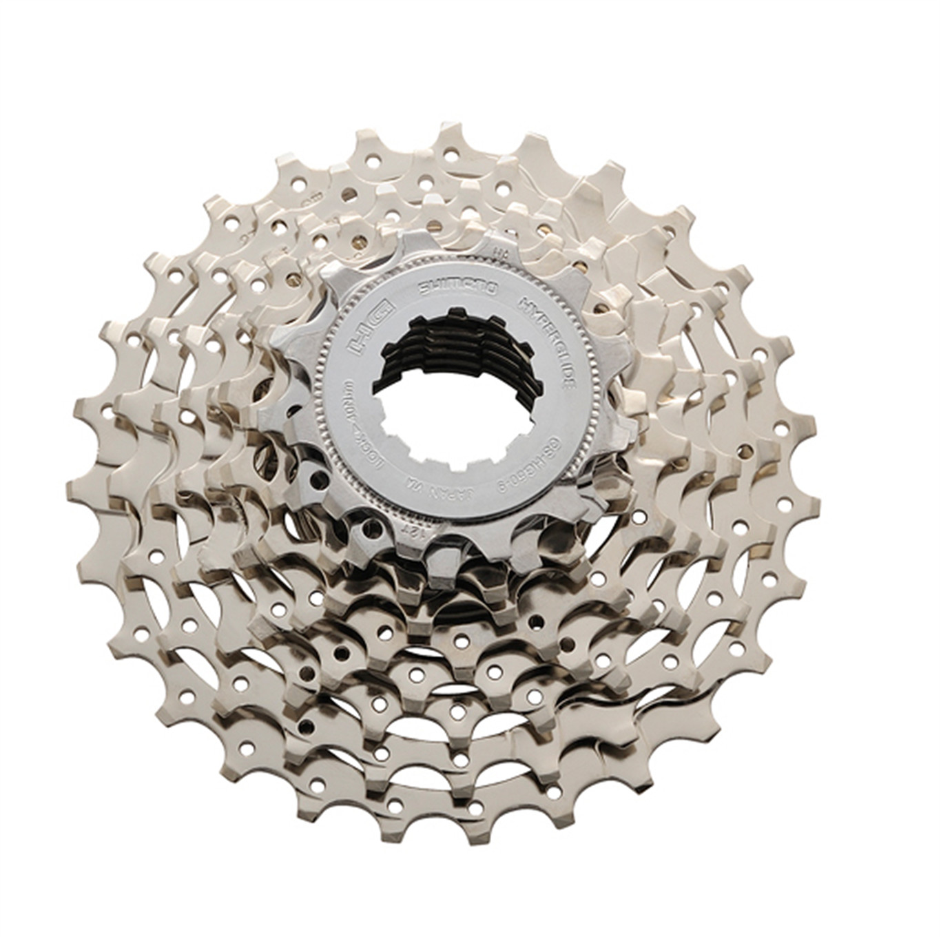 SHIMANO Kaseta Sora CS-HG50 srebrny / Ilość biegów: 9 / Stopniowanie: 14-25 ICSHG509425