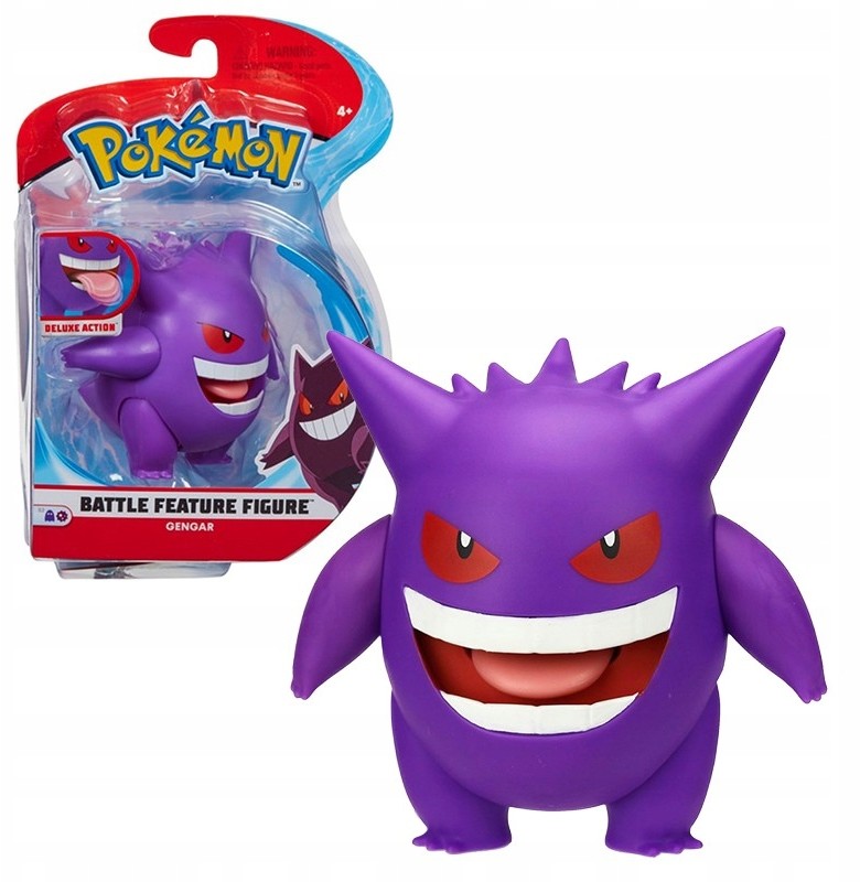 Gengar Oryginalna Figurka Pokemon Battle Action