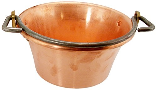 Home kocioł z uchwytem z łuku, okrągła, miedź, 26 cm 2457226