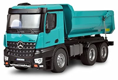 Amewi 22533 Mercedes Ciężarówka Kipper PRO metal V2 pojazd licencyjny 2,4 GHz RTR Petrol z dodatkowym akumulatorem 22533