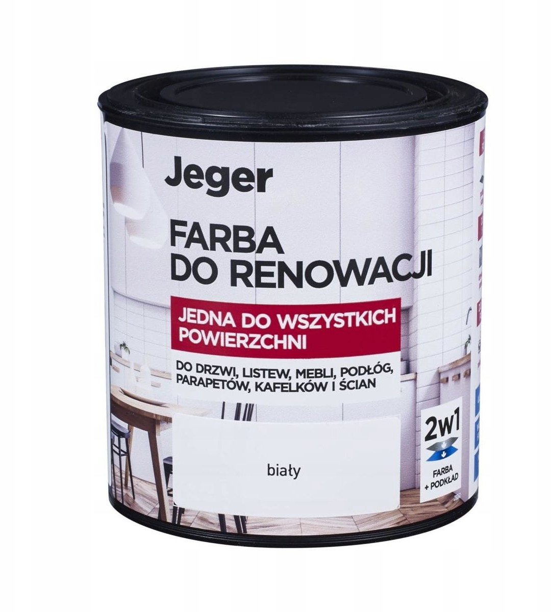 Farba do renowacji 0.5 l Biały Jeger