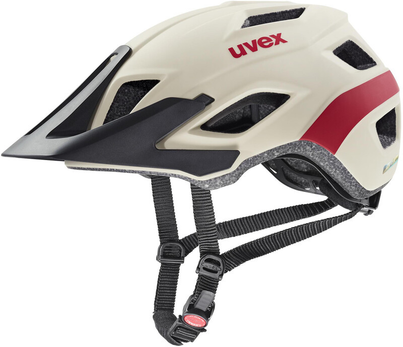 UVEX Access Kask, beżowy/czerwony 52-57cm 2022 Kaski MTB S4109870715