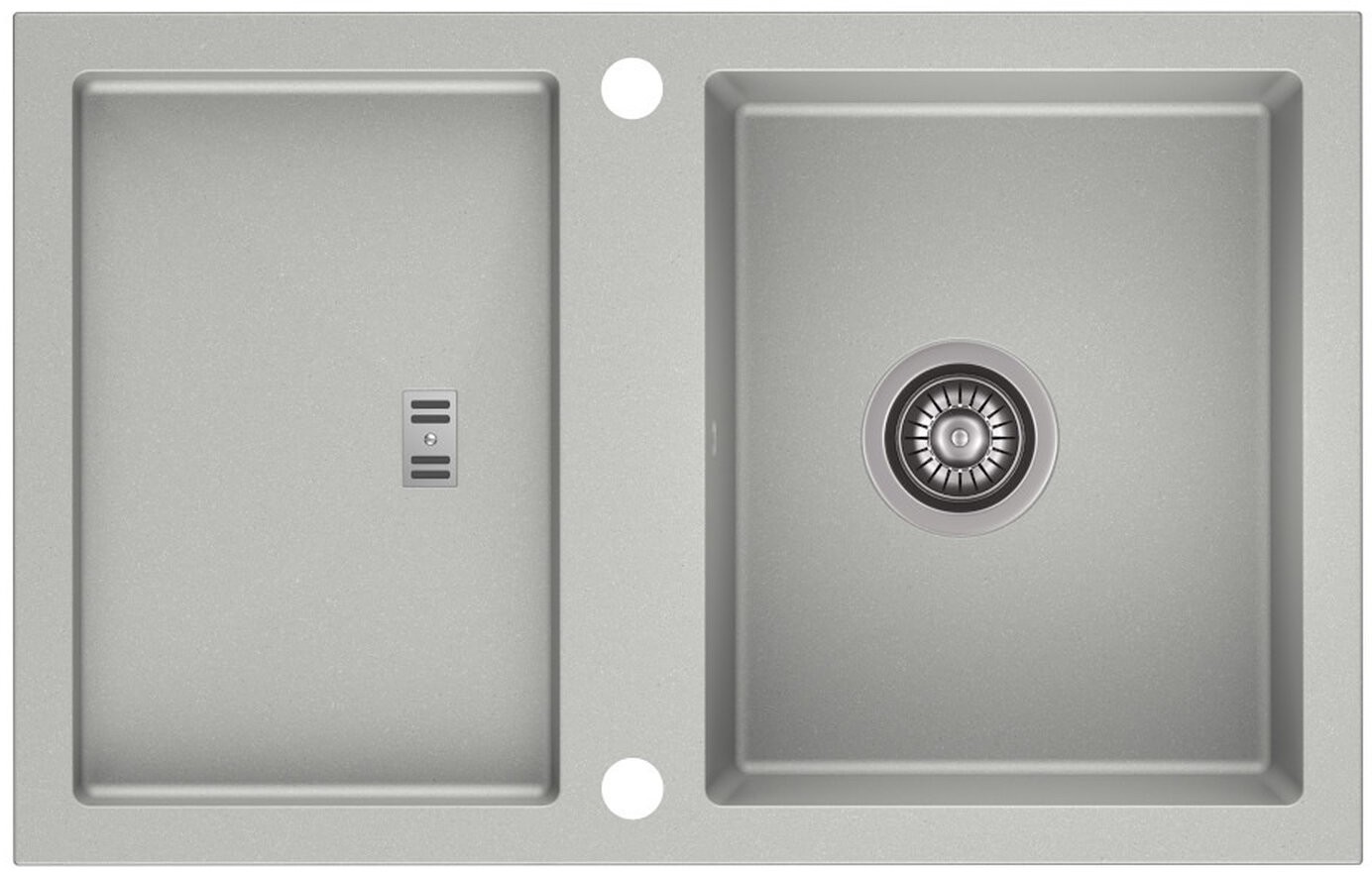 AXIS GROUP Zlew Slide 40 1-komorowy szary