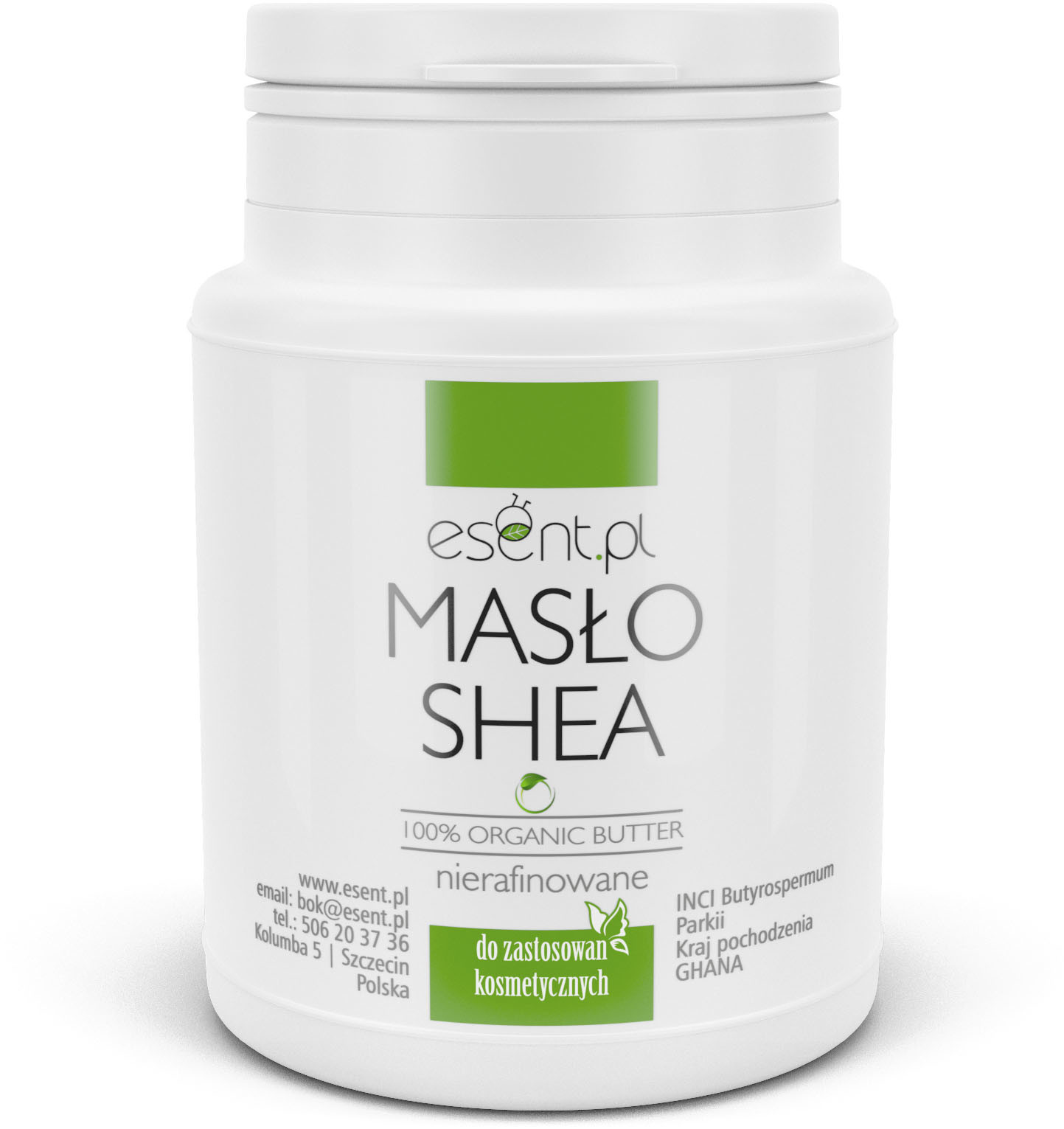 Organic Masło Shea Karite certyfikowane aż 470ml