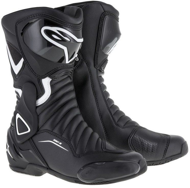 Alpinestars ODZIEŻ MOTOCYKLOWA STELLA SMX 6 V2 Damskie sportowe buty motocyklowe czarno/białe rozmiar 38 2223117/12/38