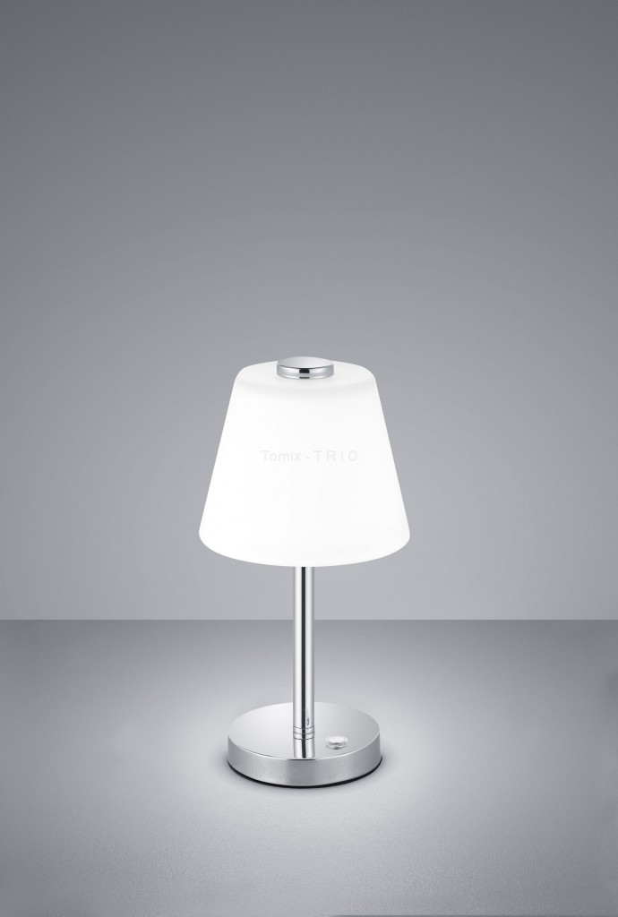Trio T R I O Lampa stołowa EMERALD LED chrom 525490106