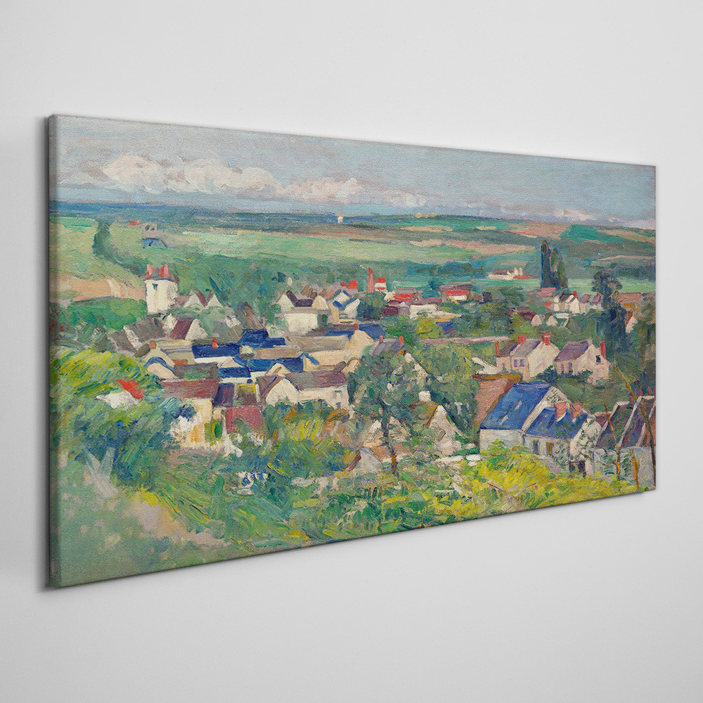 PL Coloray Obraz na Płótnie Auvers Panoramiczny Widok 100x50cm