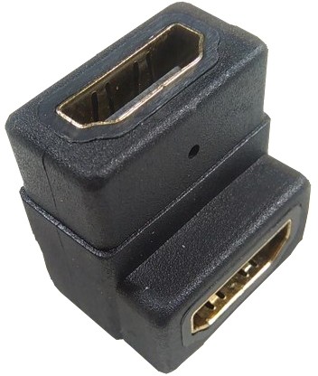 Przejście Adapter Hdmi Gniazdo Gniazdo 90 Stopni
