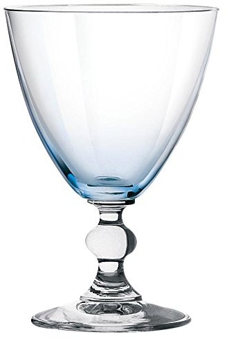 H & H splendor zwartka, szklany, niebieski, 25 CL, 6 sztuki 2031625