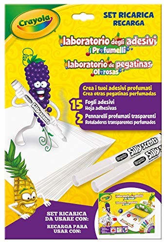 Crayola 25-7250 opakowanie uzupełniające do naklejek zapachowych, naklejki zapachowe, wielokolorowe 25-7250