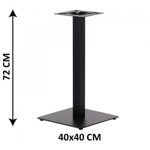 Stema SH Podstawa stolika SH-5002-1/60/B, 40x40 cm (stelaż stolika), kolor czarny SH-5002-1/60/B