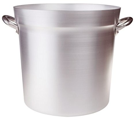 Pentole Agnelli pomidora garnek do gotowania z 2 uchwytami, typ Nord, aluminium, srebrny FAMA85BS40