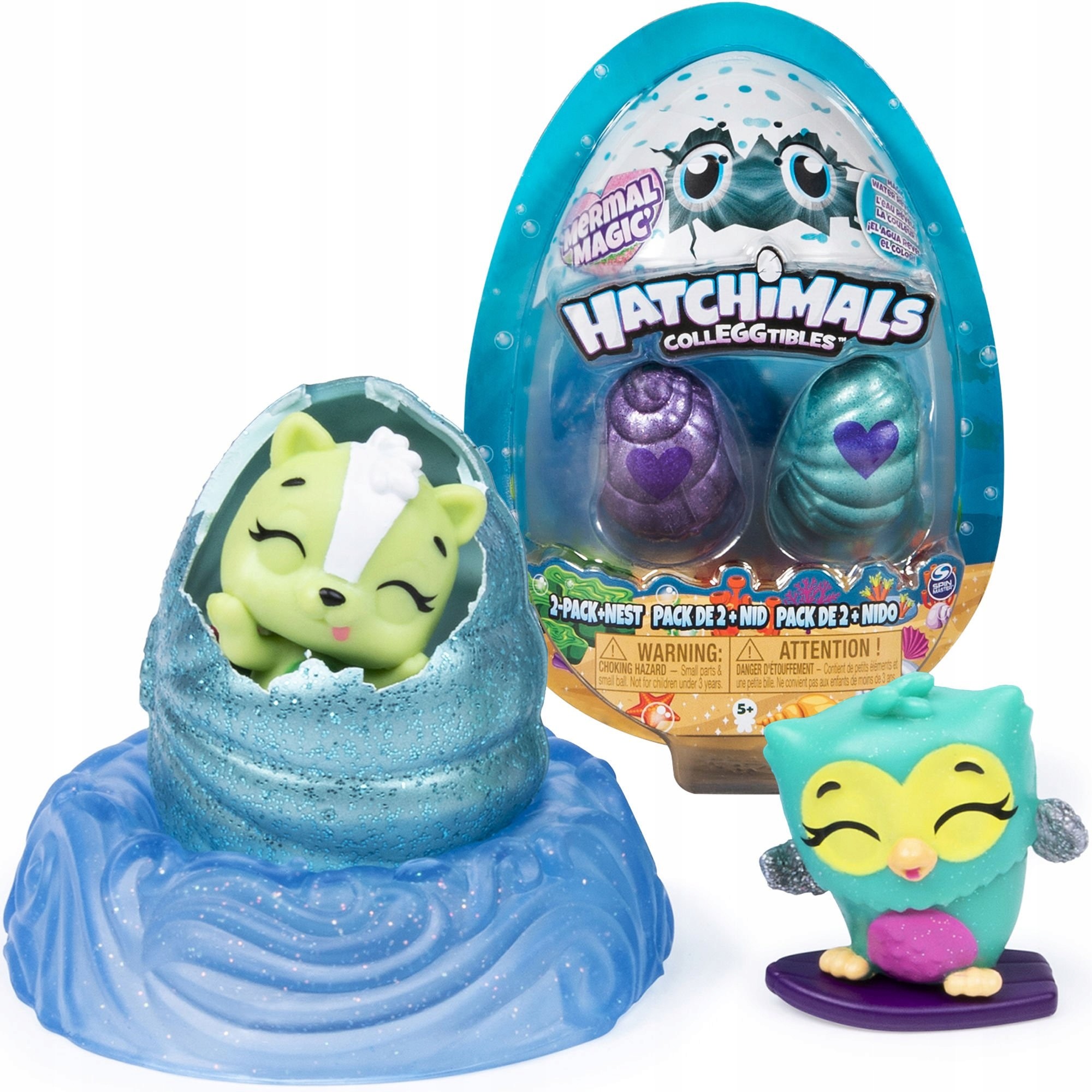 Hatchimals Seria 5 Zestaw 2 Jaja Figurki + Gniazdo