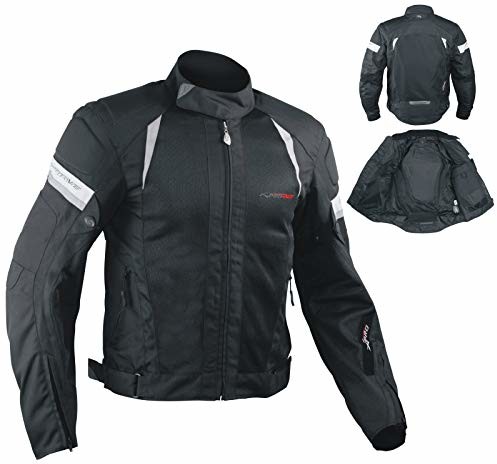 A-Pro A-pro letnia kurtka motocyklowa z siateczką, kolor czarny, L 5180000068134