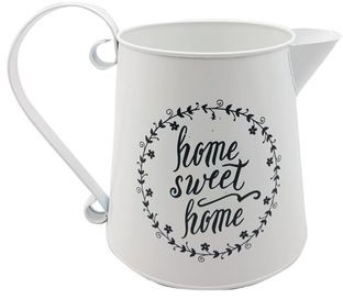 TAJEMNICZY OGRÓD Dzbanek metalowy 13.5 x 13.5 cm biały SWEET HOME