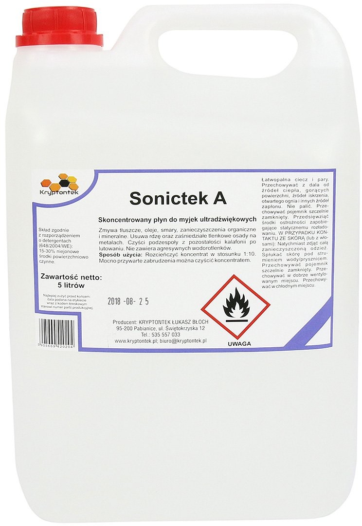 Koncentrat Do Myjek Ultradźwiękowych 5L Sonictek A