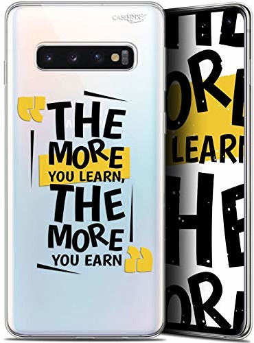 Samsung Caseink Etui ochronne do Galaxy S10, ultracienkie, motyw: The More You Learn CRYSPRNTS10MORELEARN